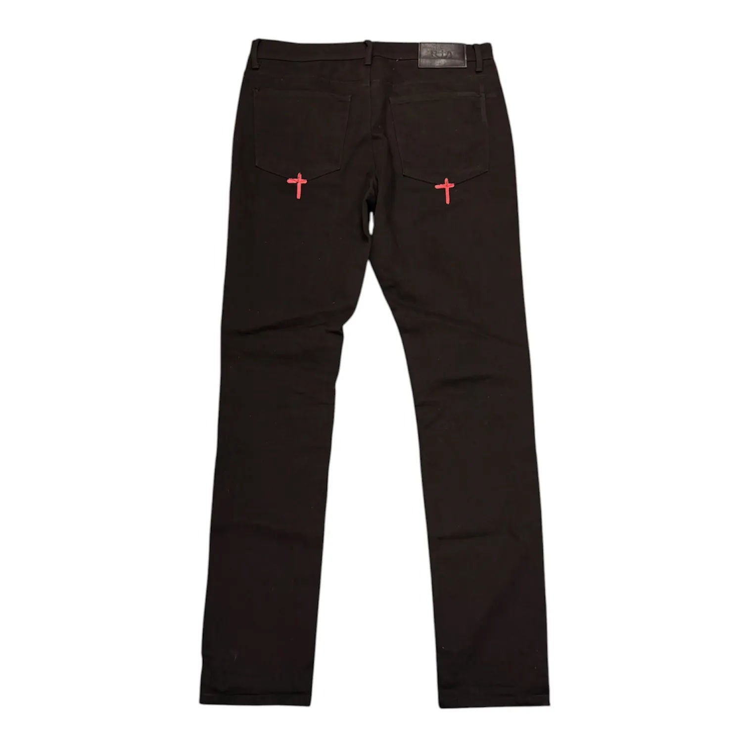 RTA Red Cross Jeans (Black) - Preowned
