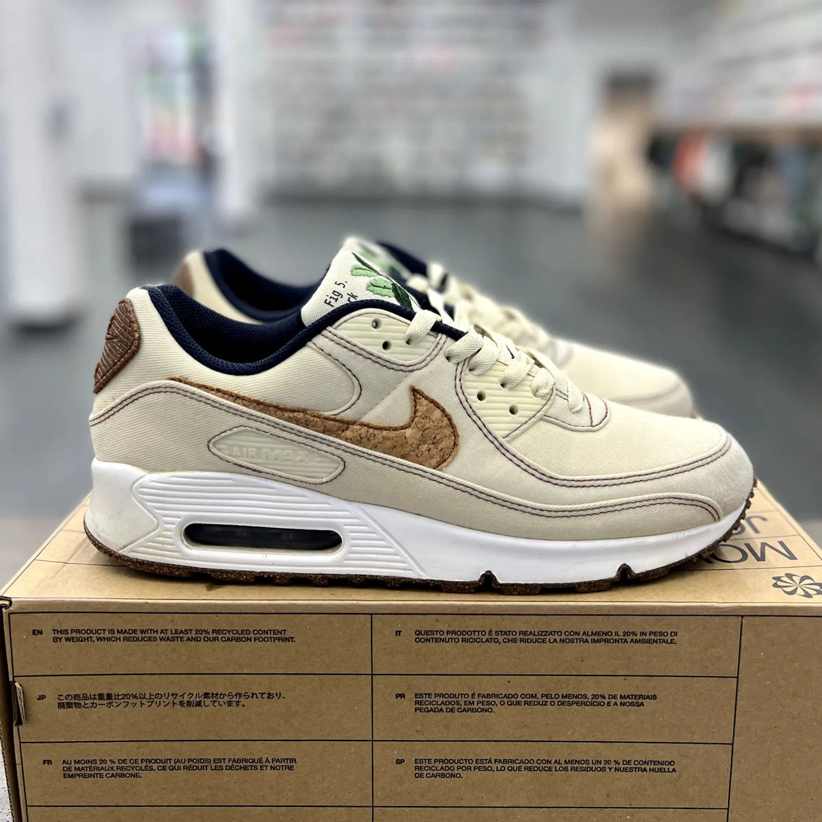 Nike Air Max 90 Cork Coconut Milk - Preowned