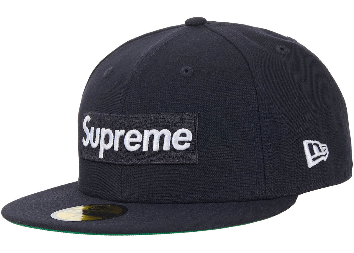 Supreme FDNY Box Logo New Era 59Fifty Fitted Cap Navy