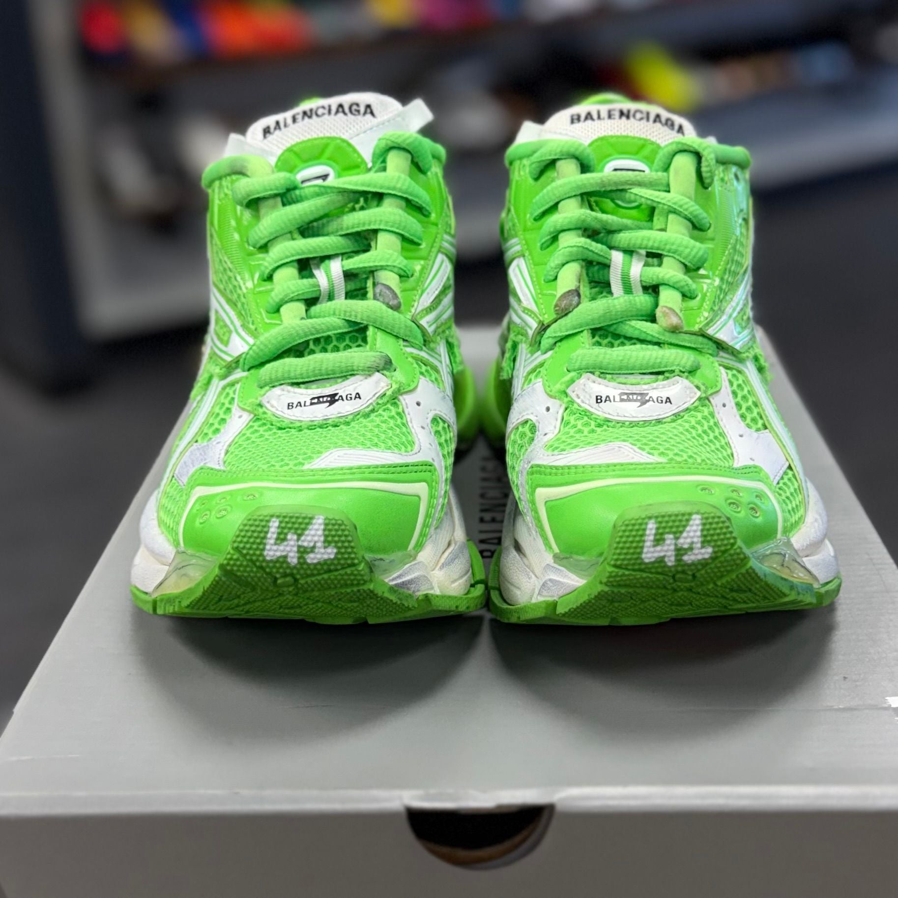 Balenciaga Runner Fluo Green - Preowned