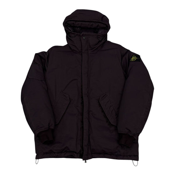 Stone Island Opaque Nylon Twill Down TC Jacket (Dark Purple) - Preowned