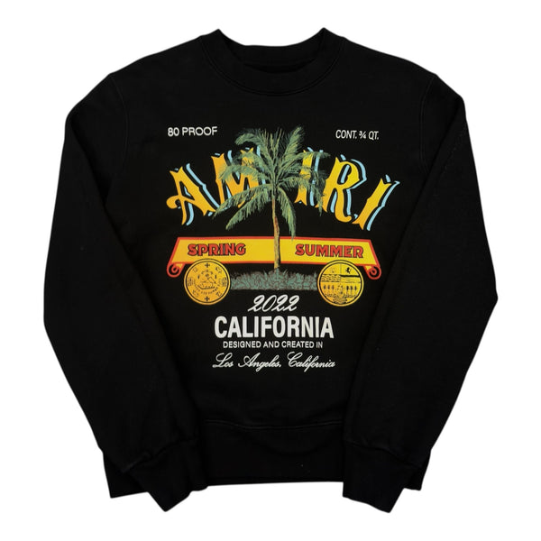 Amiri Rum Label Crewneck (Black) - Preowned