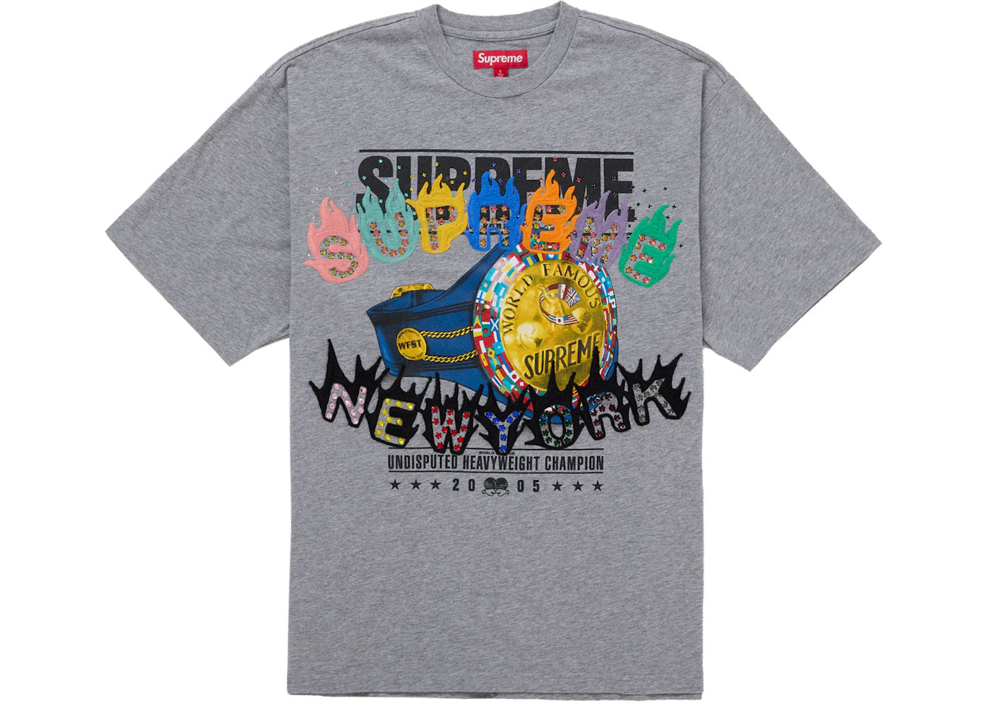 Supreme Undisputed S/S Top Heather Grey