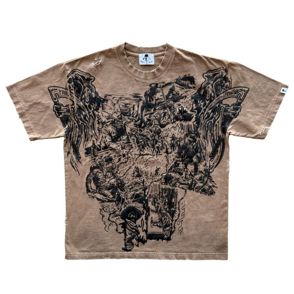 Warren Lotas Final Frontier Tee  (Brown)