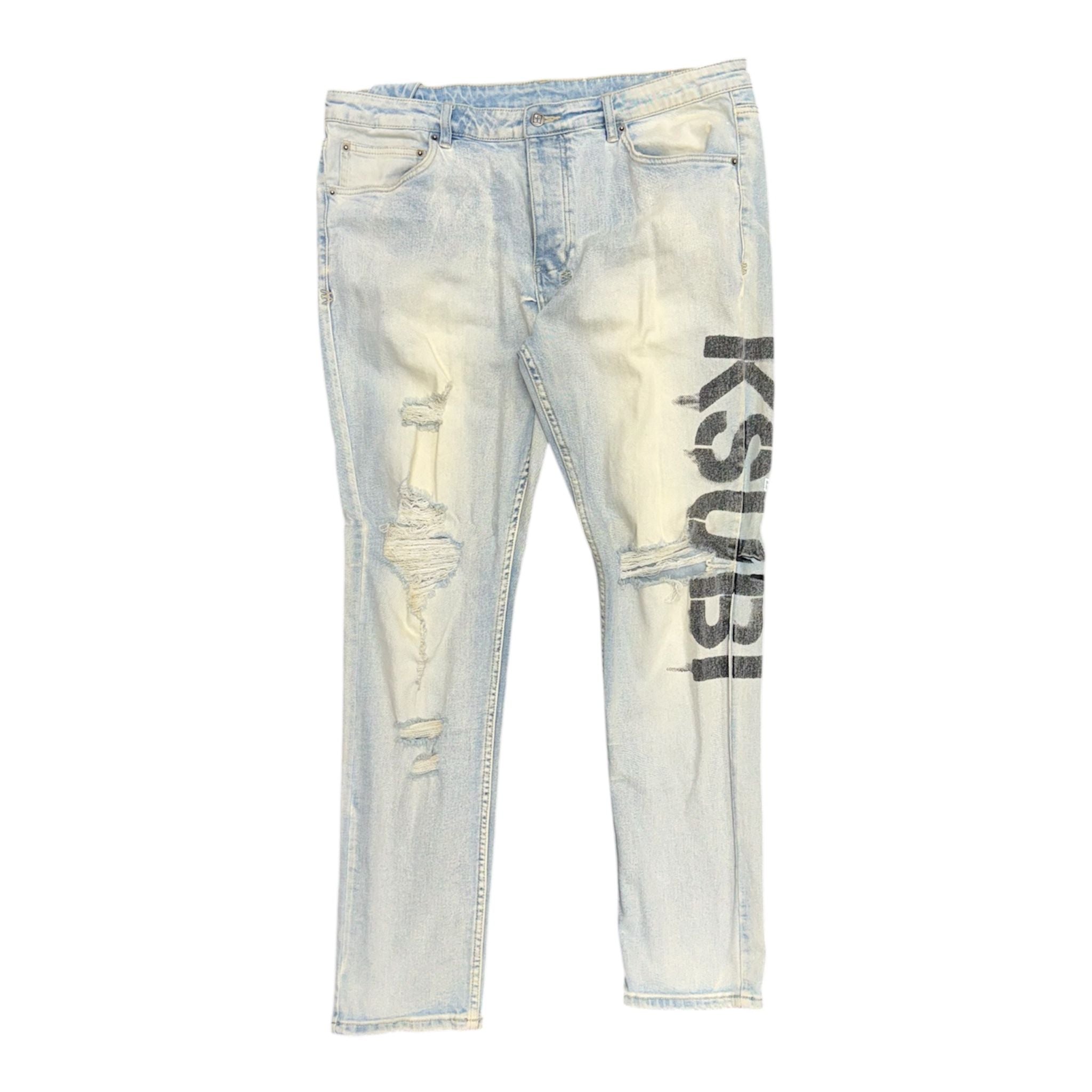 Ksubi Chitch Phase Out Stencil (Blue) - Preowned