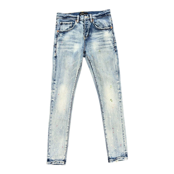 Purple Jean Splatter Jeans (Indigo) - Preowned
