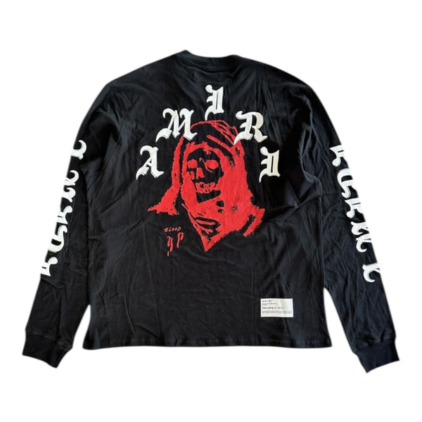 Amiri Wes Lang Kings L/S Tee (Black/Red)