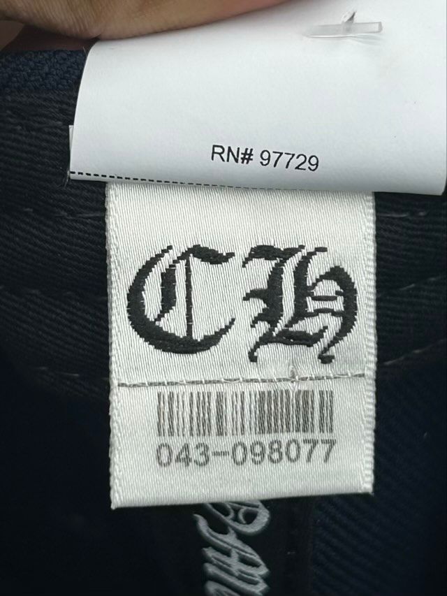 Chrome Hearts Baseball Cap (Navy/Red)