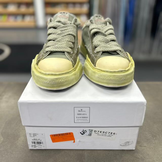 Maison Mihara Yasuhiro Peterson OD OG Sole Low Green - Preowned