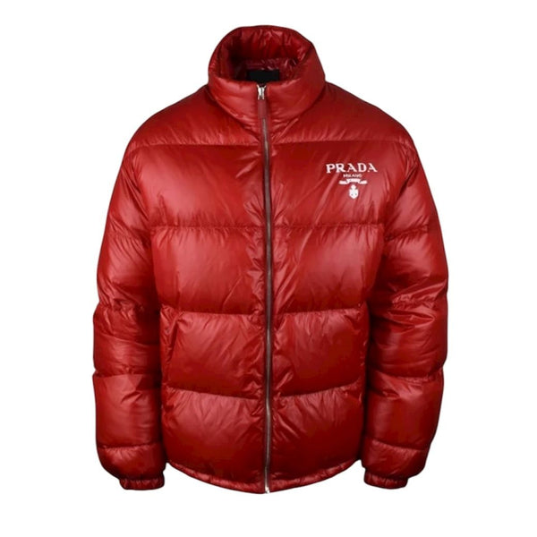 Prada Re-Nylon Puffer Jacket (Red)