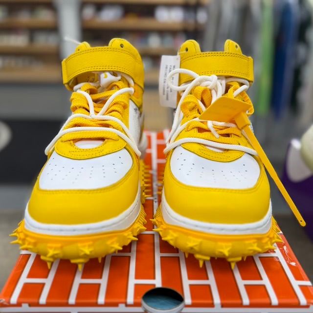 Nike Air Force 1 Mid SP Off-White Varsity Maize - Preowned