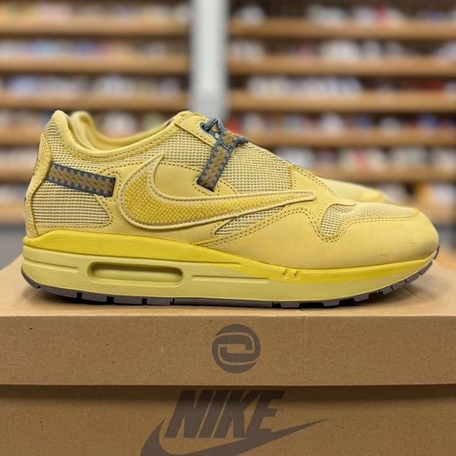 Nike Air Max 1 Travis Scott Cactus Jack Saturn Gold - Preowned
