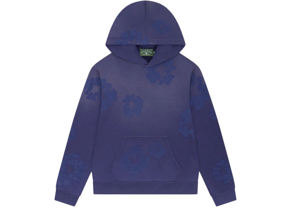 Denim Tears Mono Cotton Wreath Hoodie Washed Blue - Preowned