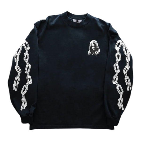 Warren Lotas Chain Link Long Sleeve Tee (Black)