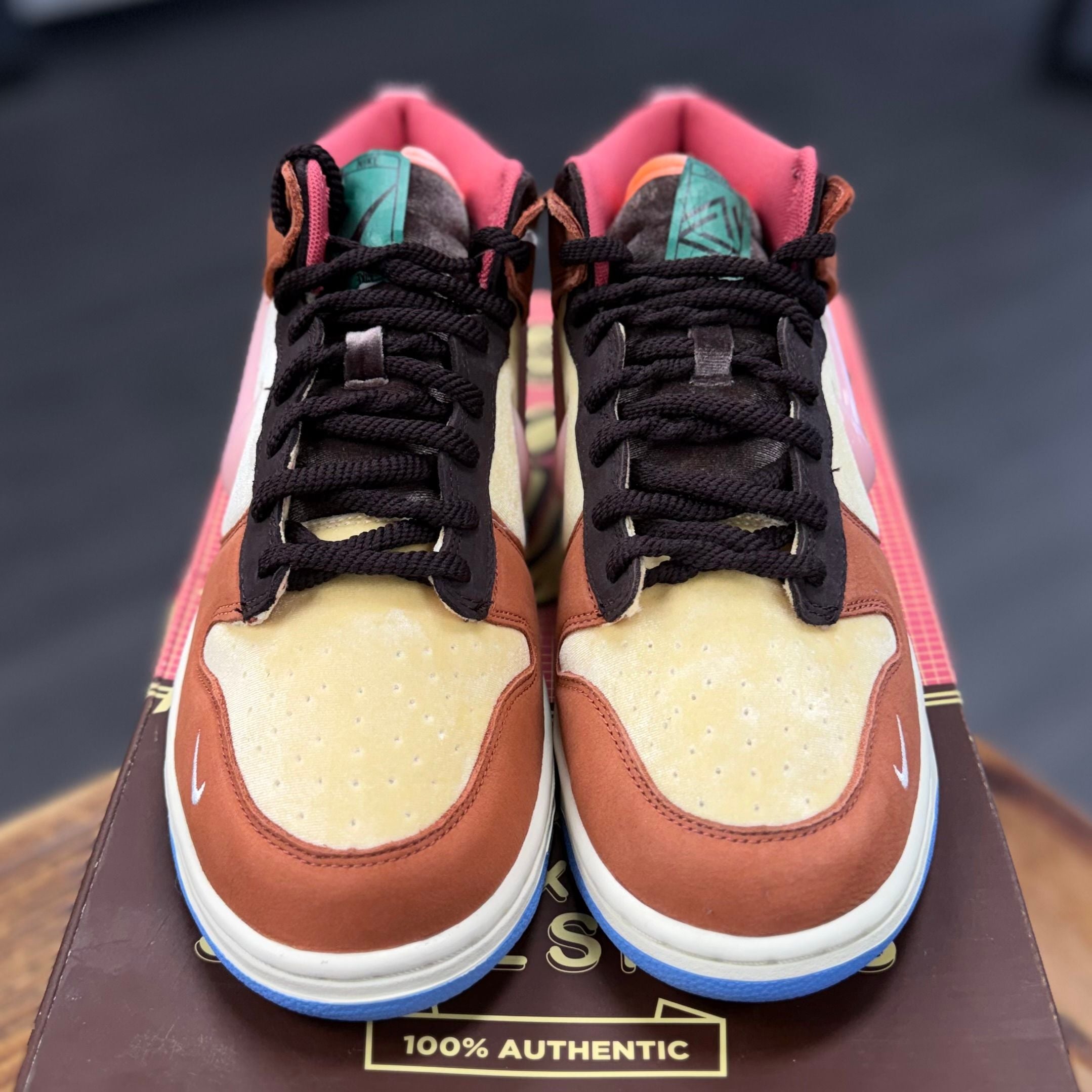 BRAND NEW STEAL - Nike Dunk Mid Social Status Free Lunch Chocolate Milk