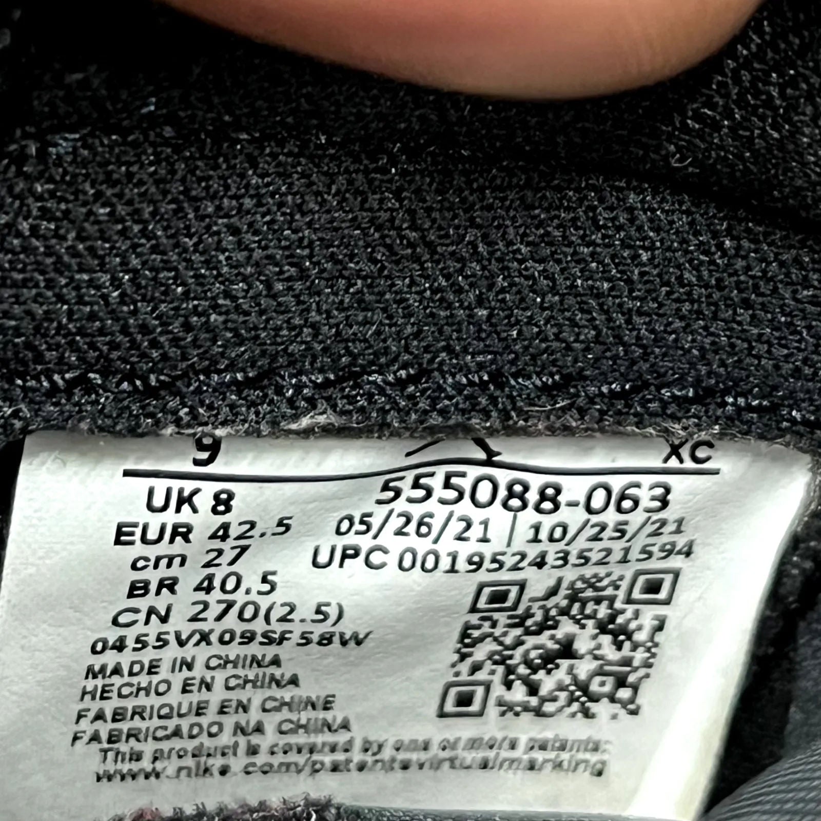 Jordan 1 Retro High OG Patent Bred - Preowned