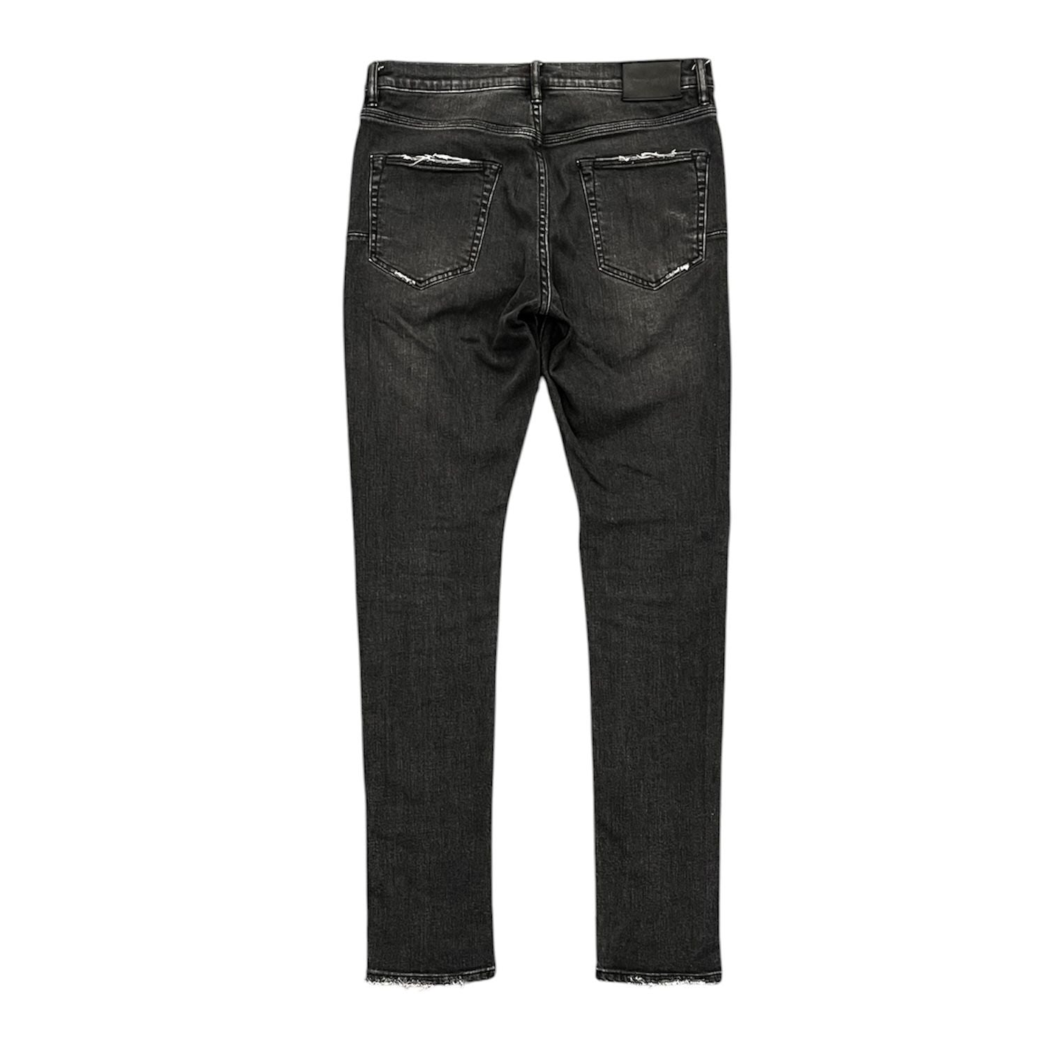 Purple Brand P001 Black Overspray Jean  - Preowned