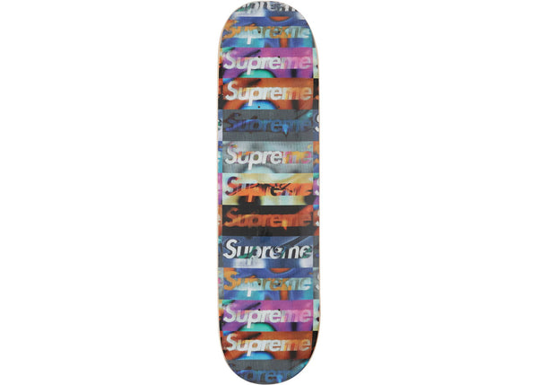 Supreme Distorted Logo Skateboard Deck (Black)