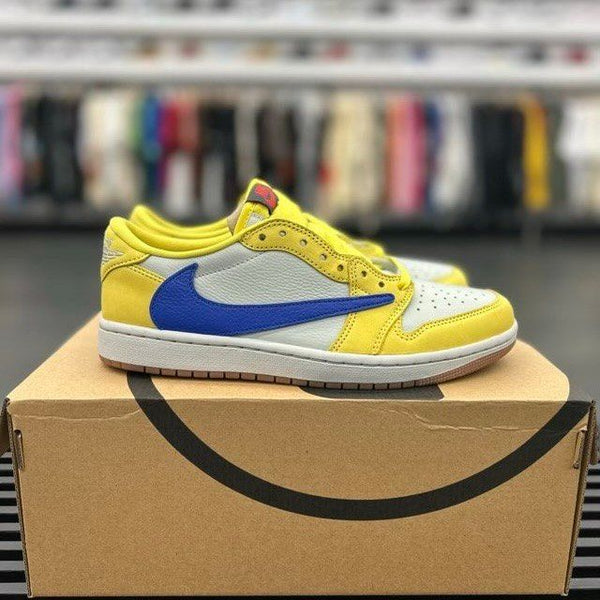 BRAND NEW STEAL - Jordan 1 Retro Low OG SP Travis Scott Canary (Women's)