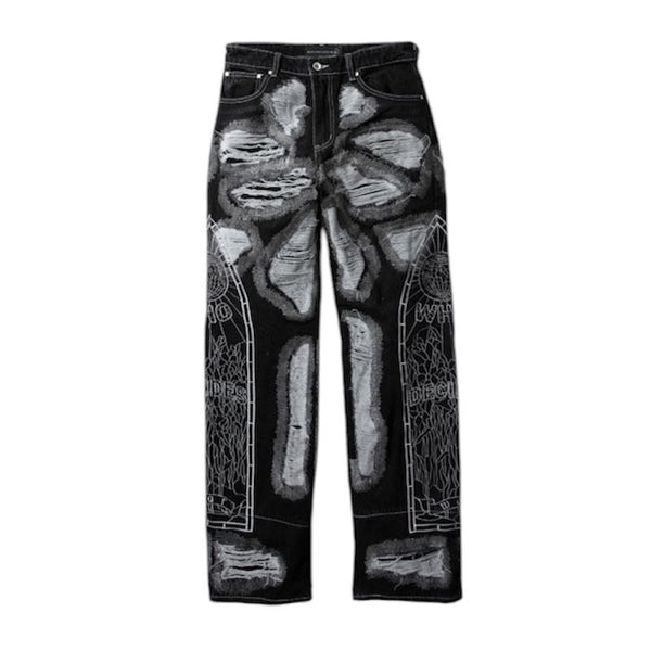 Who Decides War Ultra Flare Window Denim (Black) - Preowned