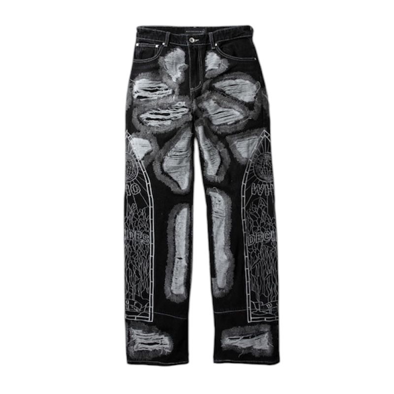 Who Decides War Ultra Flare Window Denim (Black) - Preowned