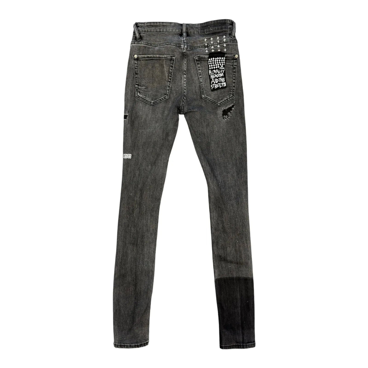 Ksubi  Copy Paste Thrashed Denim (Grey) - Preowned