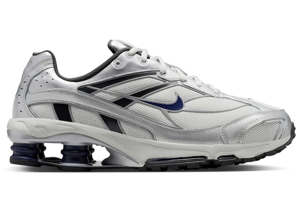 Nike Shox Ride 2 Photon Dust Metallic Silver Navy - Preowned