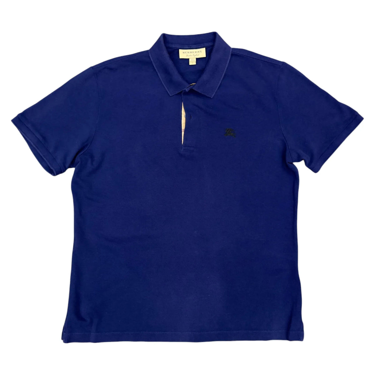 Burberry S/S Polo (Navy) - Preowned