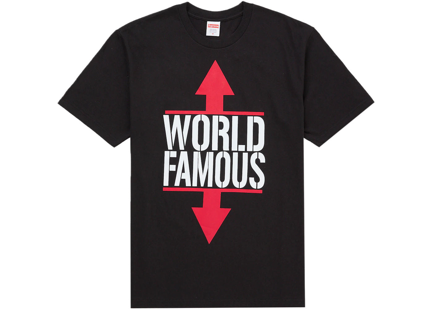 Supreme World Famous Tee Black