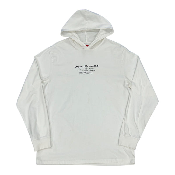 Supreme Best Of The Best Hooded L/S Top White - Preowned
