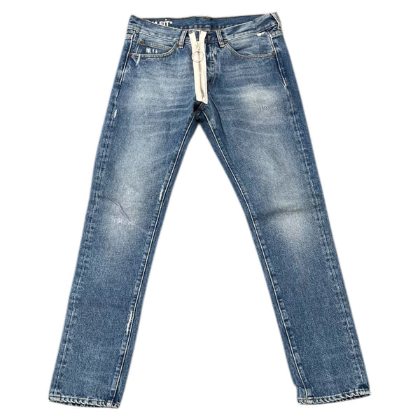 Off White Diagonal Stripe Jeans - Preowned