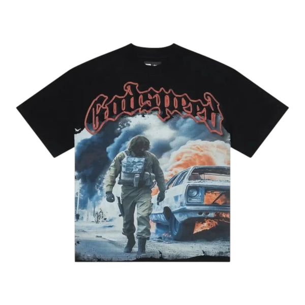 Godspeed Chaos Tee (Black) - Preowned