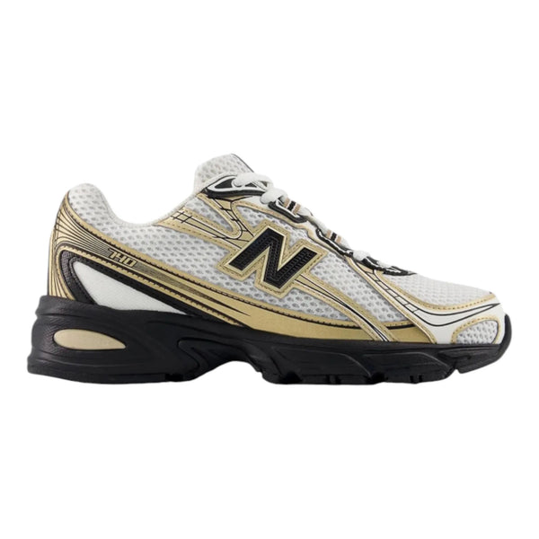 New Balance 740 Sea Salt Black Gold Metallic GS