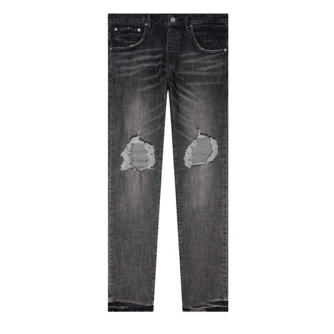 Purple Brand Denim Grey Dirty Blowout