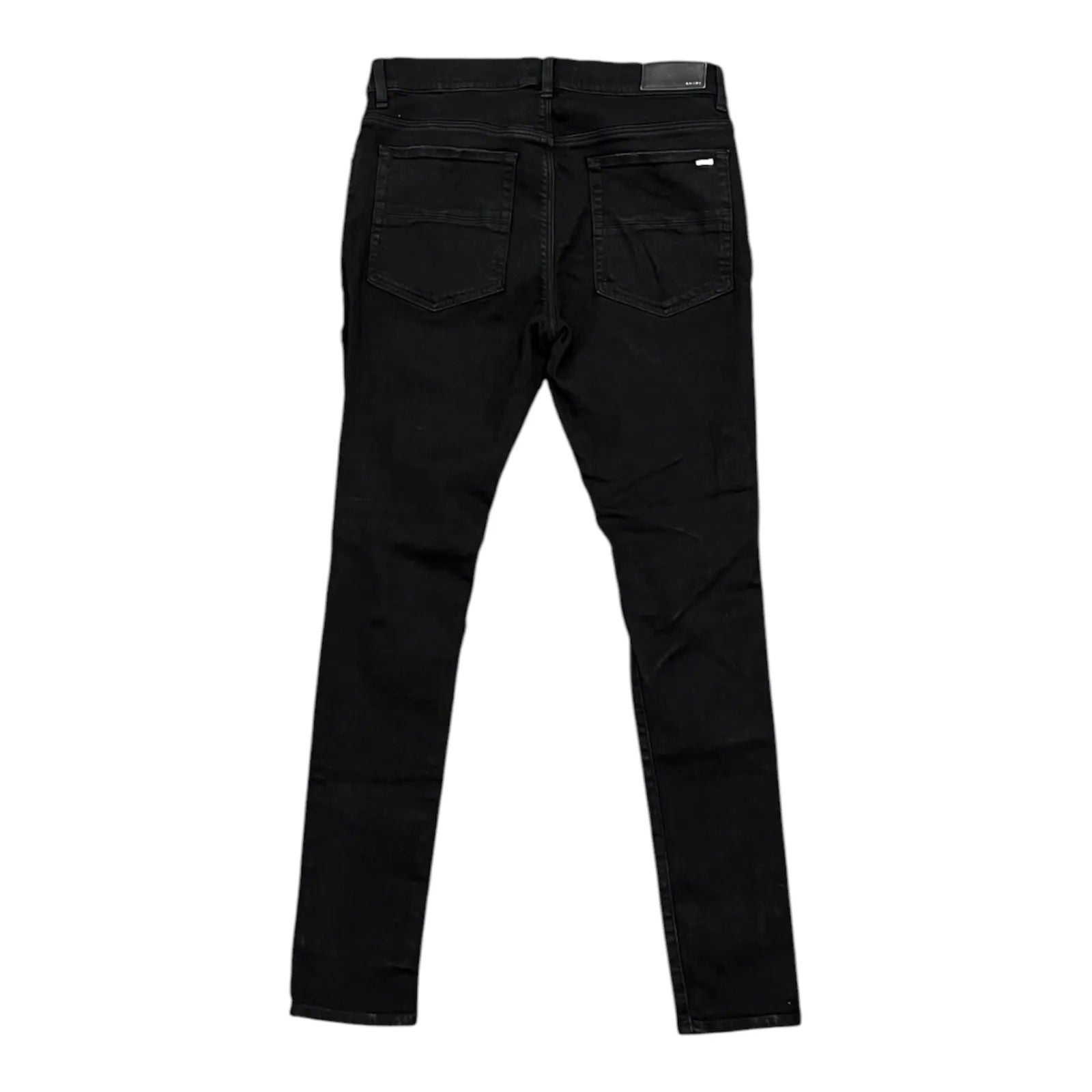 Amiri MX1 Black Patch Jean (Black) - Preowned