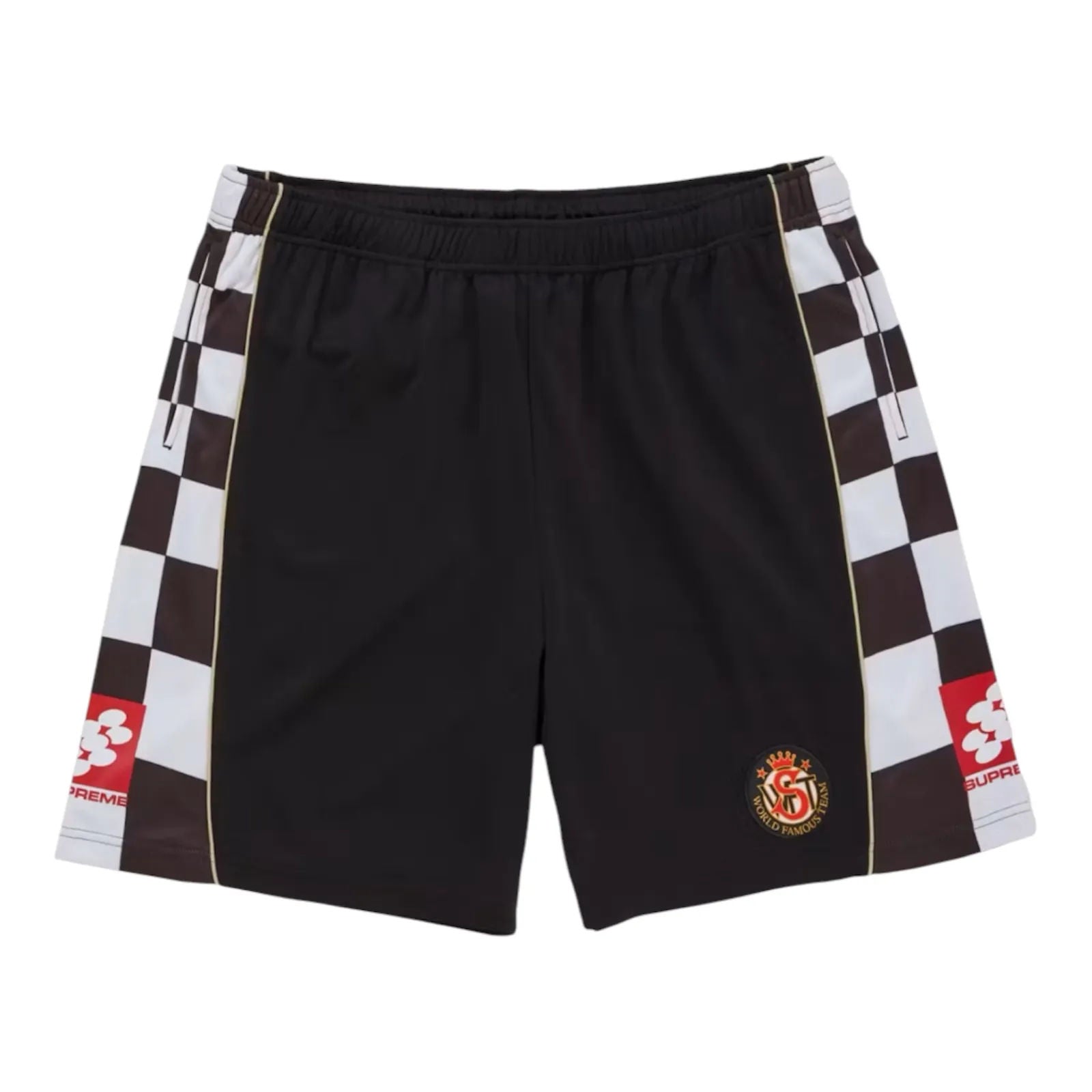 Supreme Checkerboard Soccer Short Black