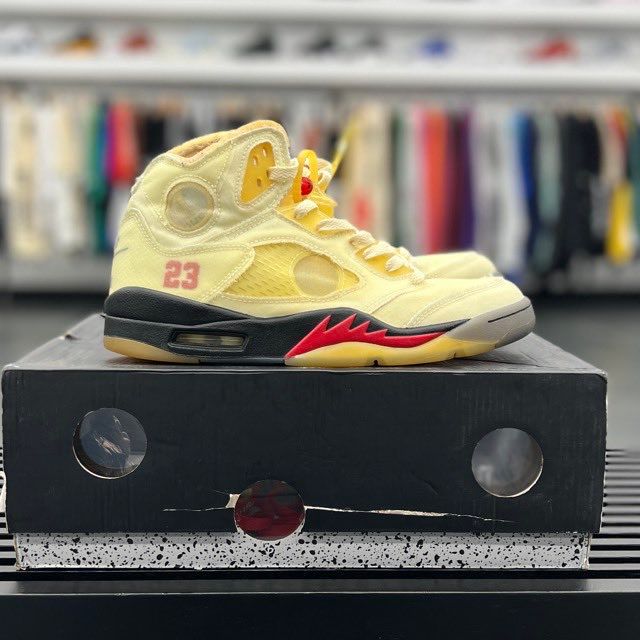 Jordan 5 Retro Off-White Sail - Preowned