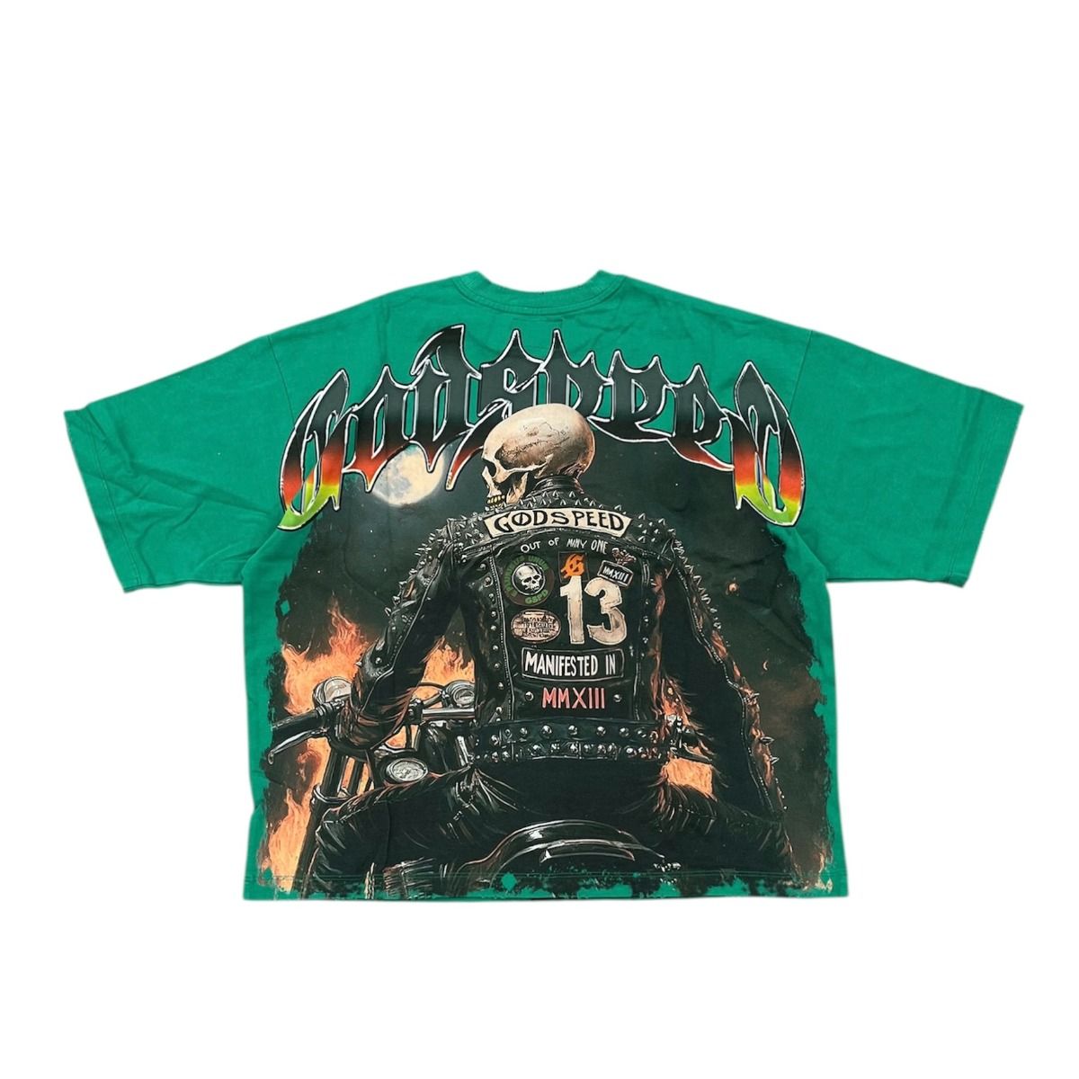 Godspeed Biker Nation Tee (Shamrock)