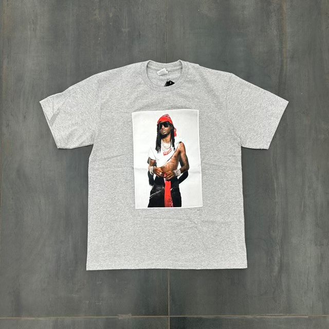 Supreme Playboi Carti Tee Heather Grey