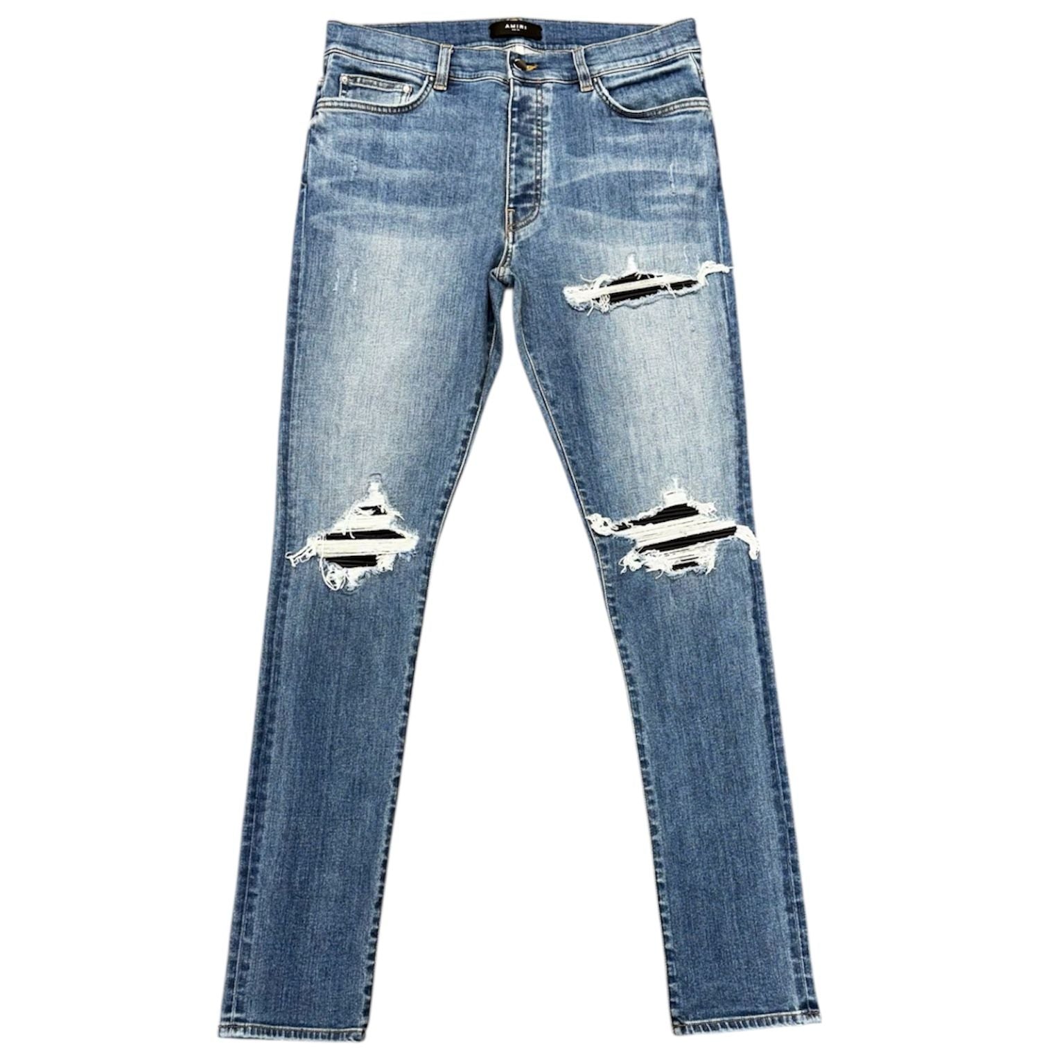 Amiri Mx1 (Medium Wash/Black) - Preowned