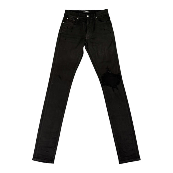 Amiri Broken Waxed Jean (Black)