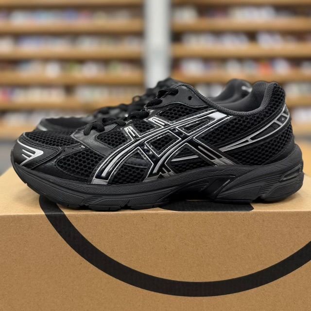 ASICS Gel-1130 Black Pure Silver (GS) - Preowned