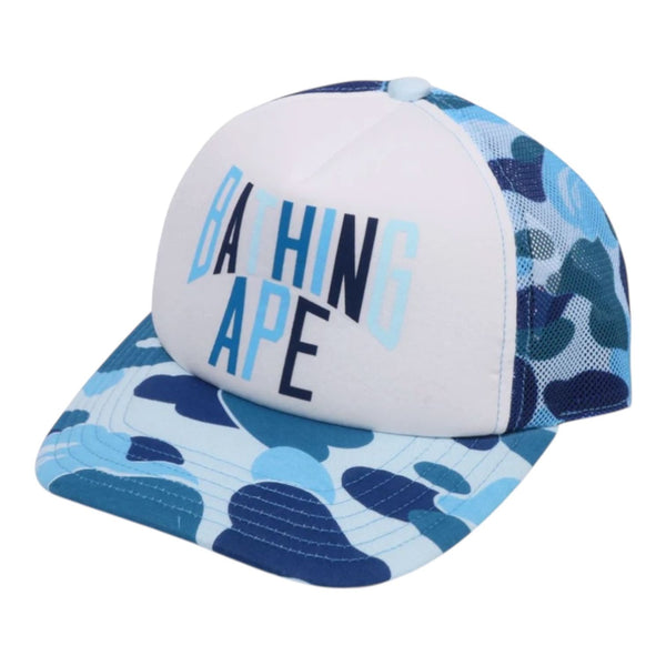 Bape Abc Camo NYC Logo Mesh Cap (Blue)
