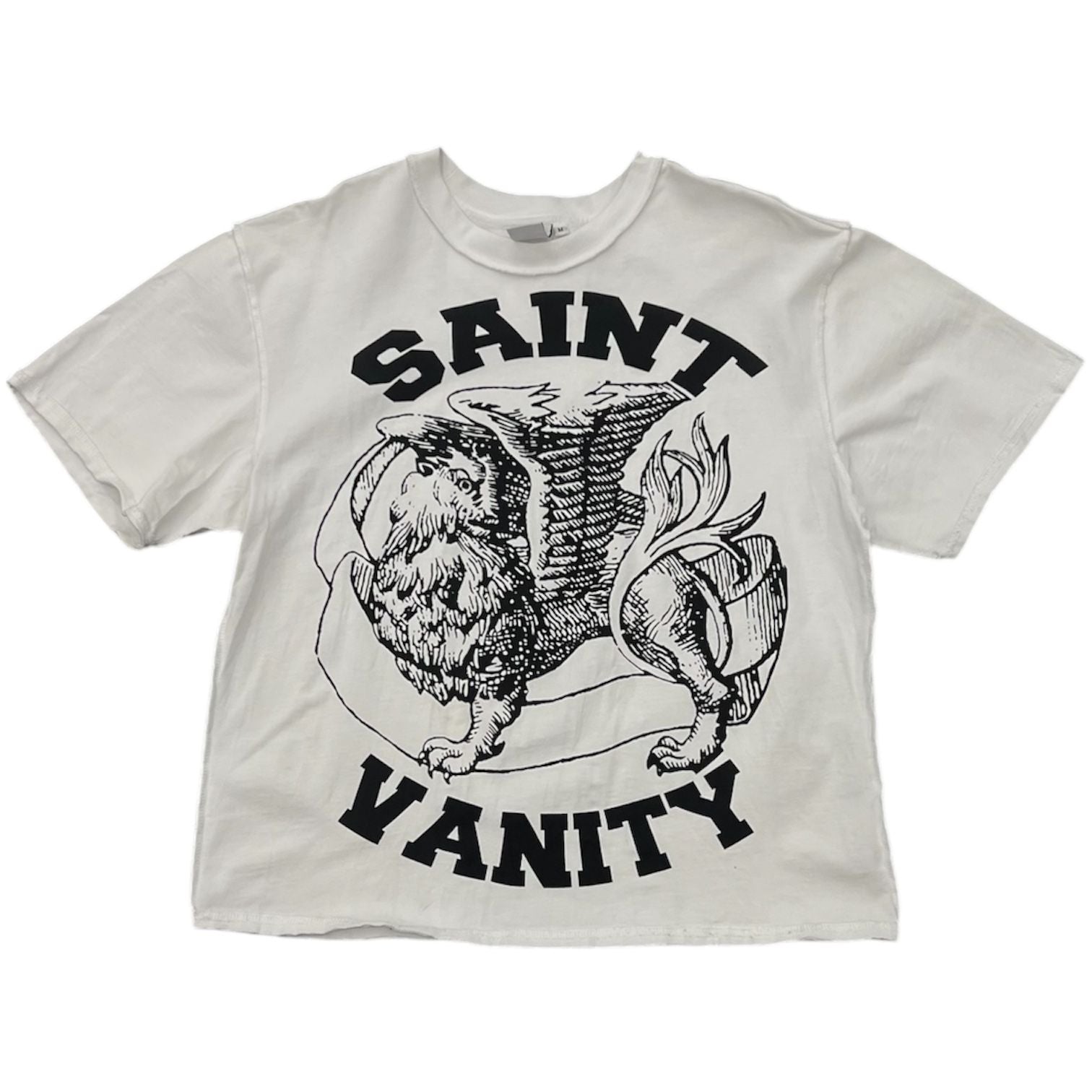 Saint Vanity Griffin Tee (White/Black) - Preowned