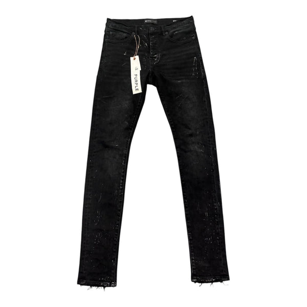 Purple Brand Paint Splatter Jeans (Black) - Preowned