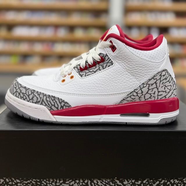 Jordan 3 Retro Cardinal (GS) - Preowned