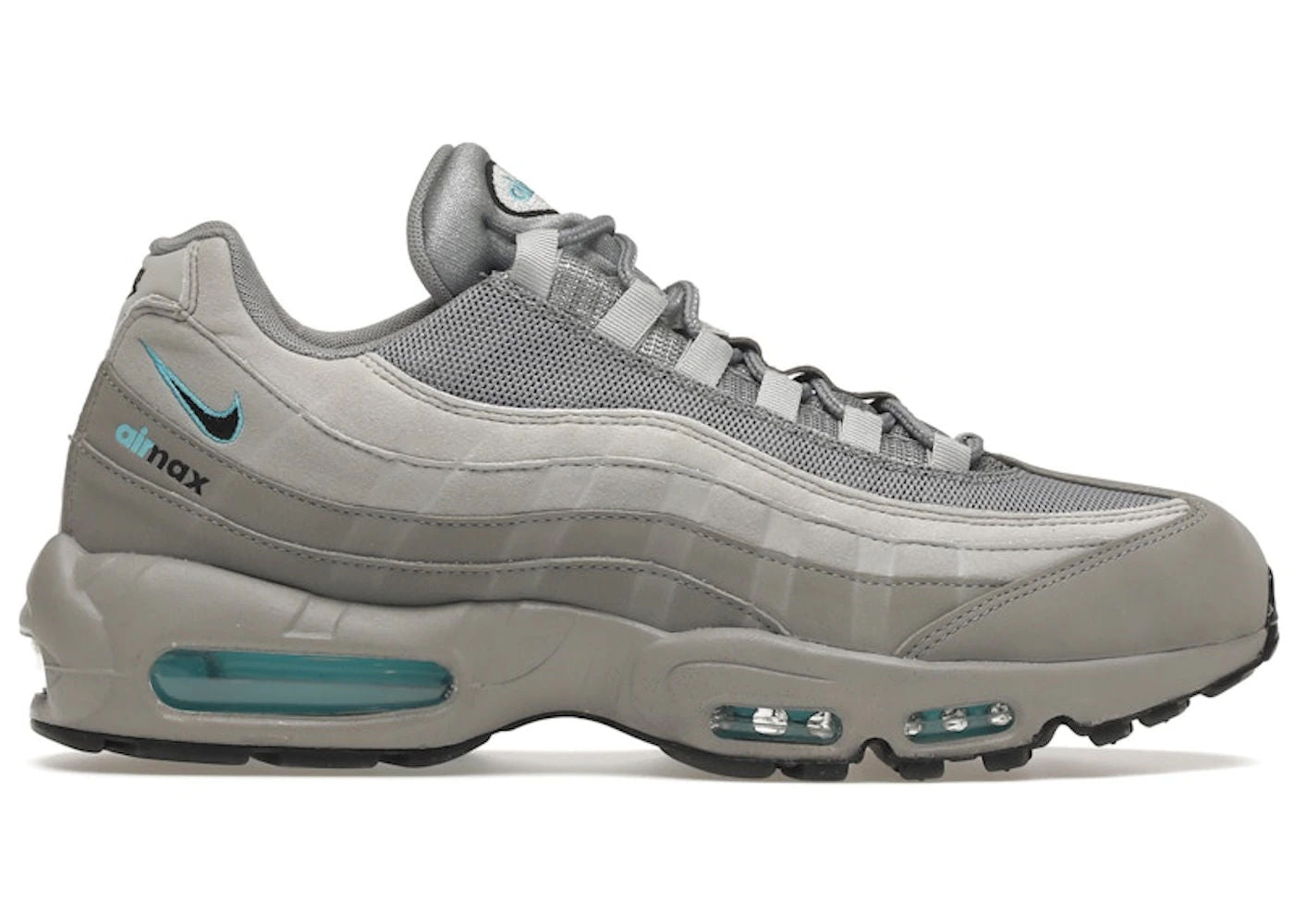 Nike Air Max 95 Retro Logo Grey Aqua - Preowned