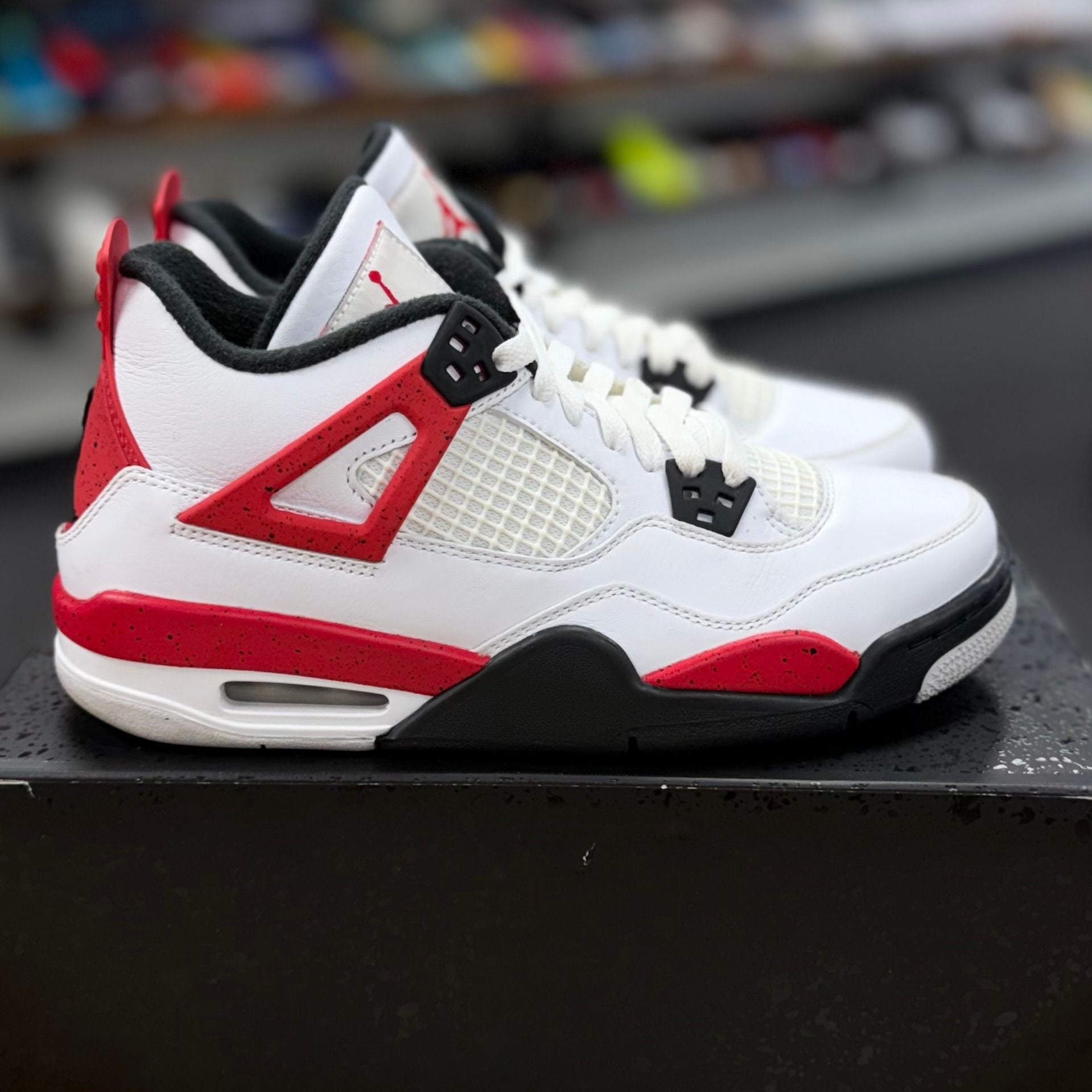 Jordan 4 Retro Red Cement (GS) - Preowned
