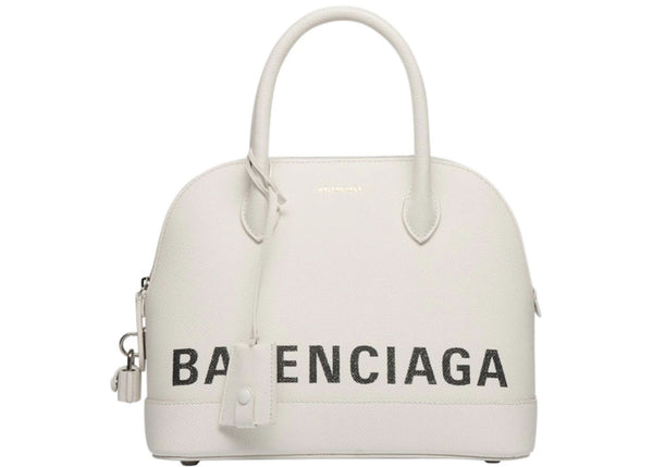 Balenciaga Ville Top Handle S (White/Black)