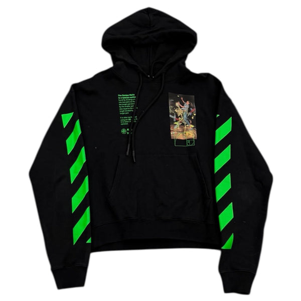 OFF-WHITE Pascal Golden Ratio Painting Hoodie Black/Multicolor - Preowned